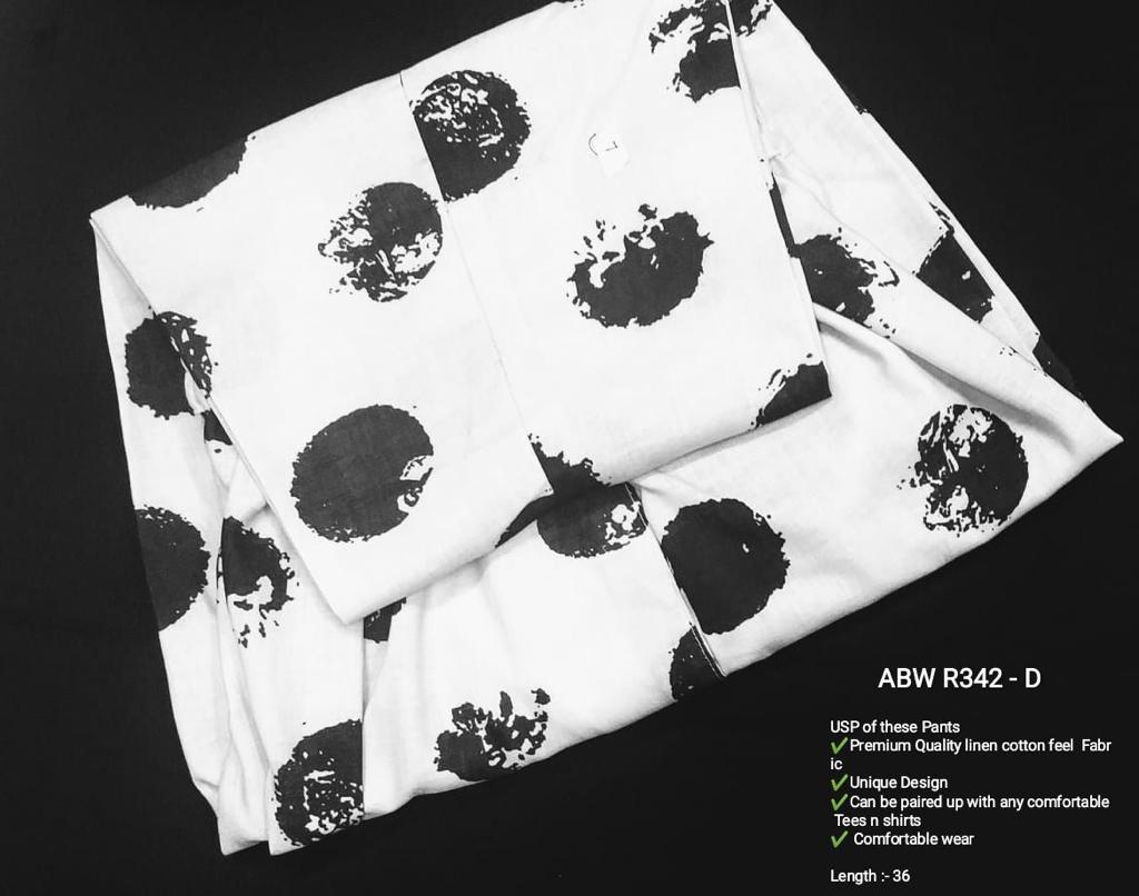 white Floral Print Flared Palazzos with Insert Pockets