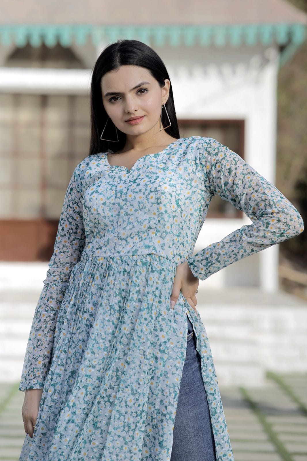 New Women Degital print Trendy Dress