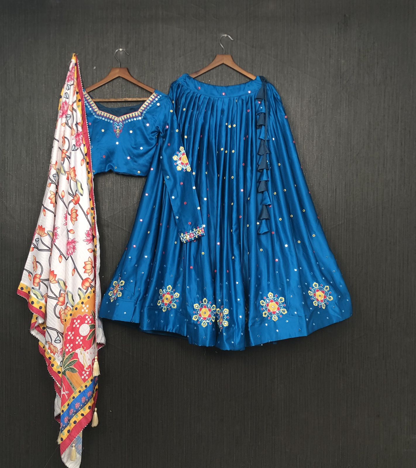 Navrati Indian Gujrati Lehenga, Traditional Lehenga, Ghagra Choli For Women, Festive Wear