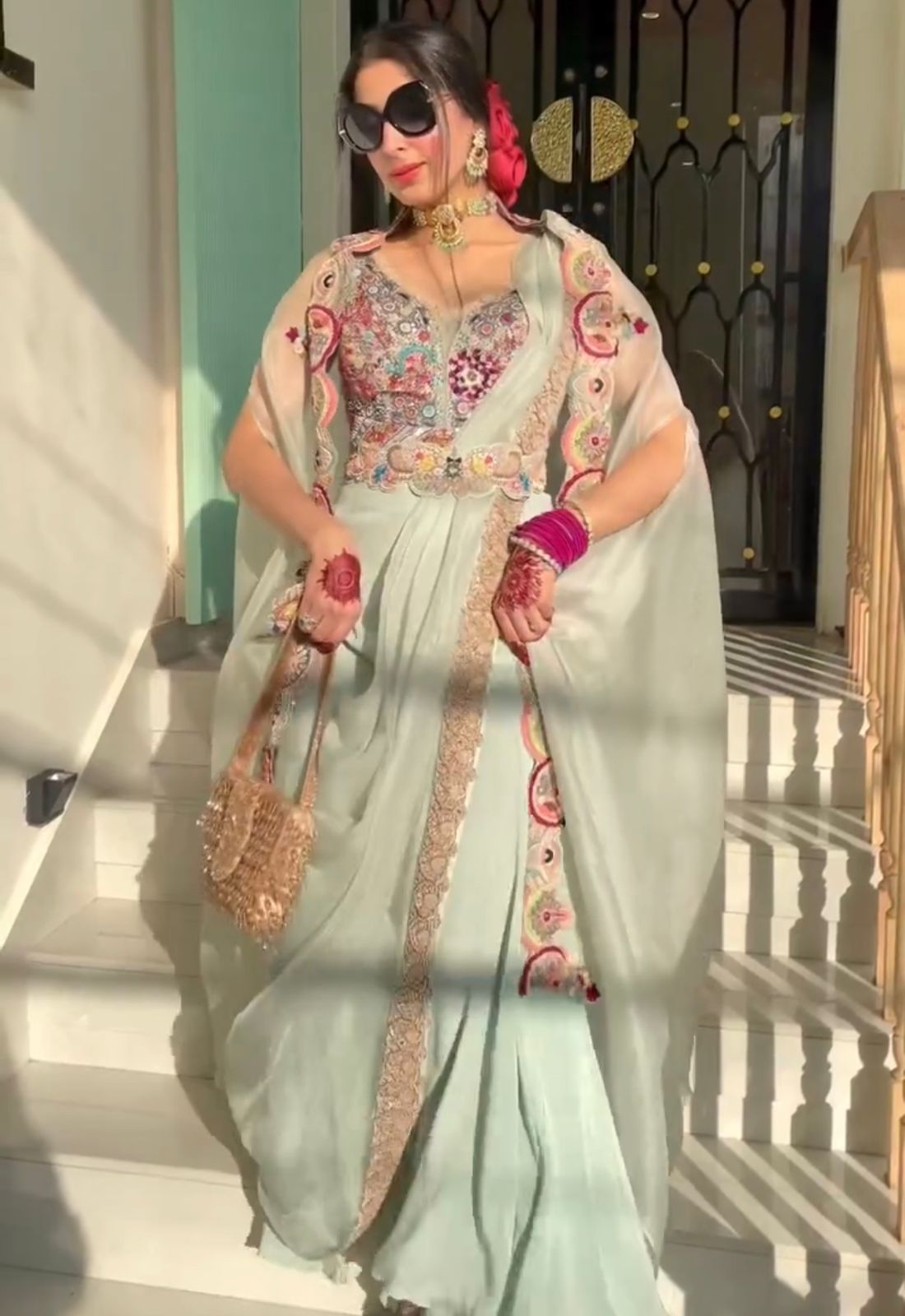 Designer chaniya palazzo top jacket dress bridesmaid dress indian outf