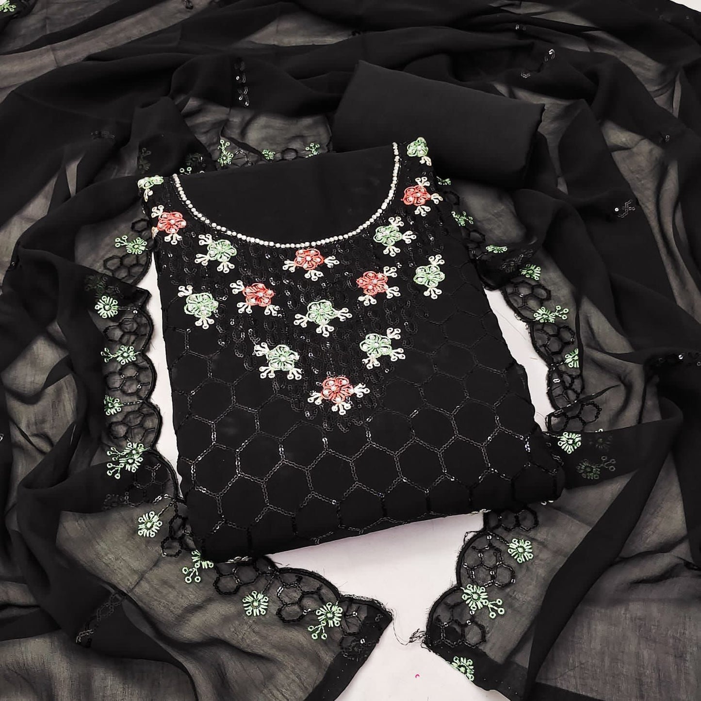 Georgette Suits Fancy Designer Dress Material Collection