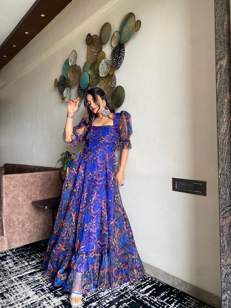 Elevate Your Style with Printed Tabby Silk Dress | Perfect Fit for Every Body