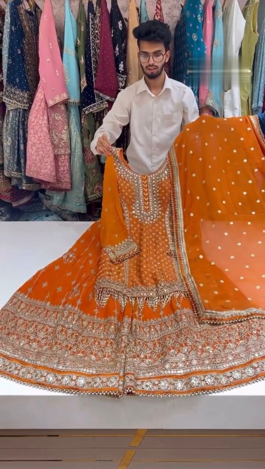 Luxurious Faux Georgette Suit Set: Unleash Your Elegance