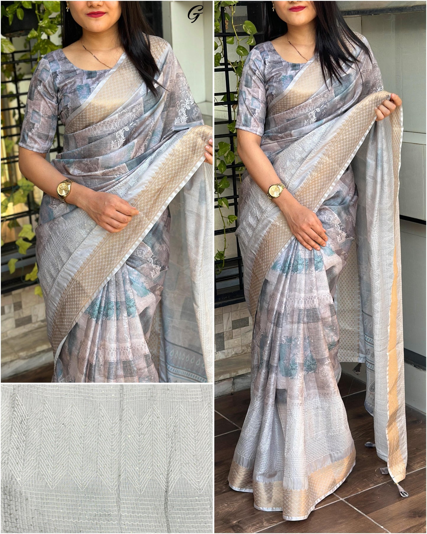 Luxurious Muslin Cotton Saree: Elevate Your Wardrobe with Elegance