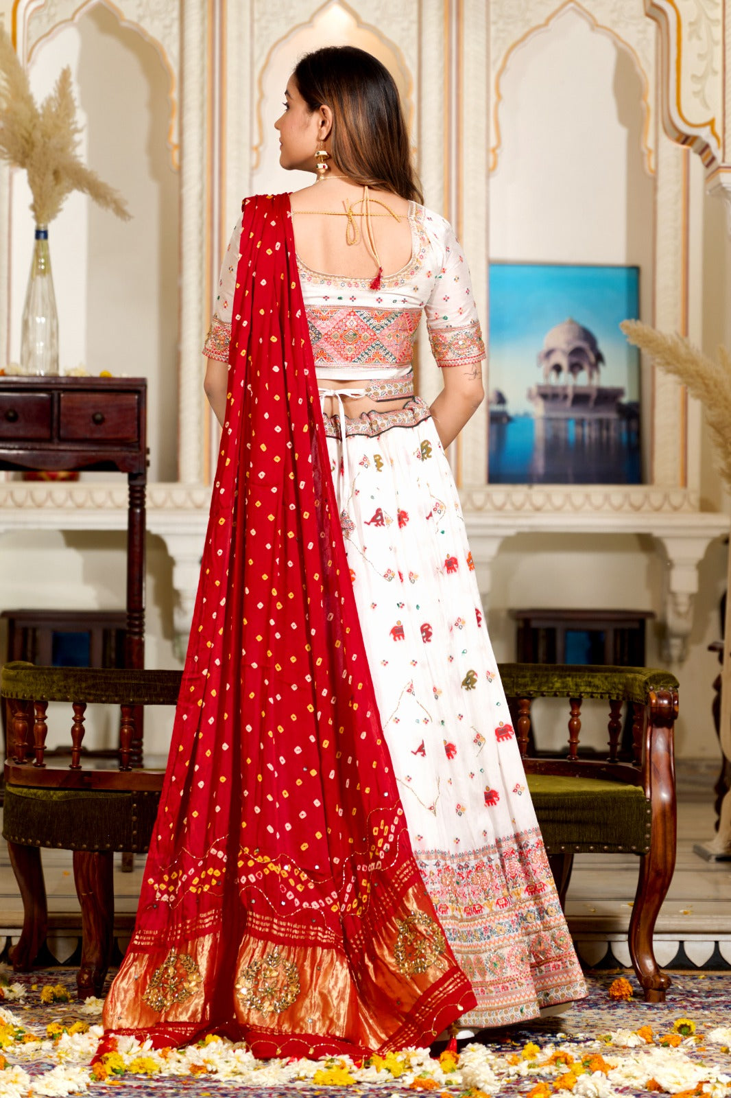 Elegance in Every Thread: Pashmina Silk Lehenga