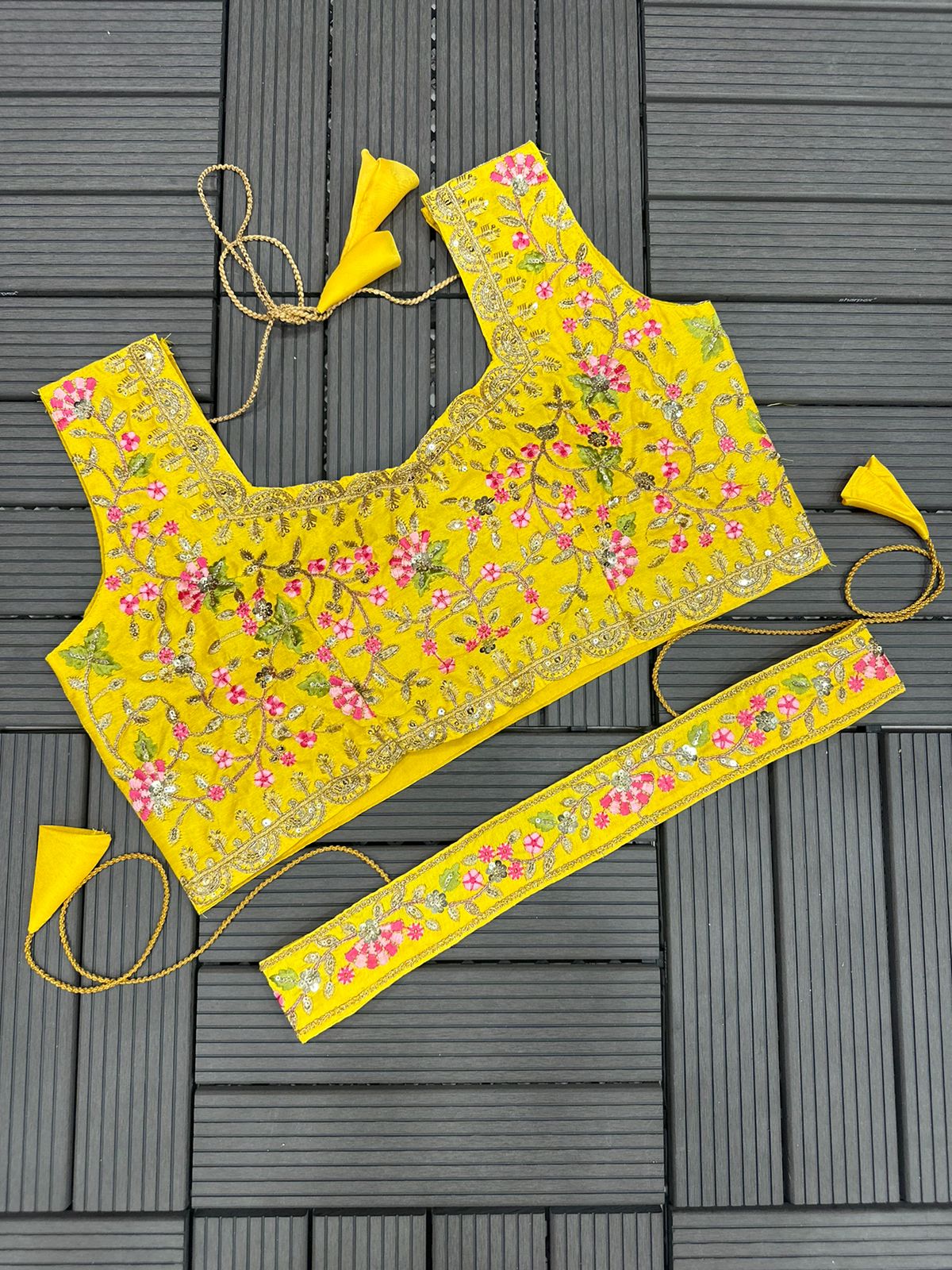 Radiant Yellow Lehenga Saree