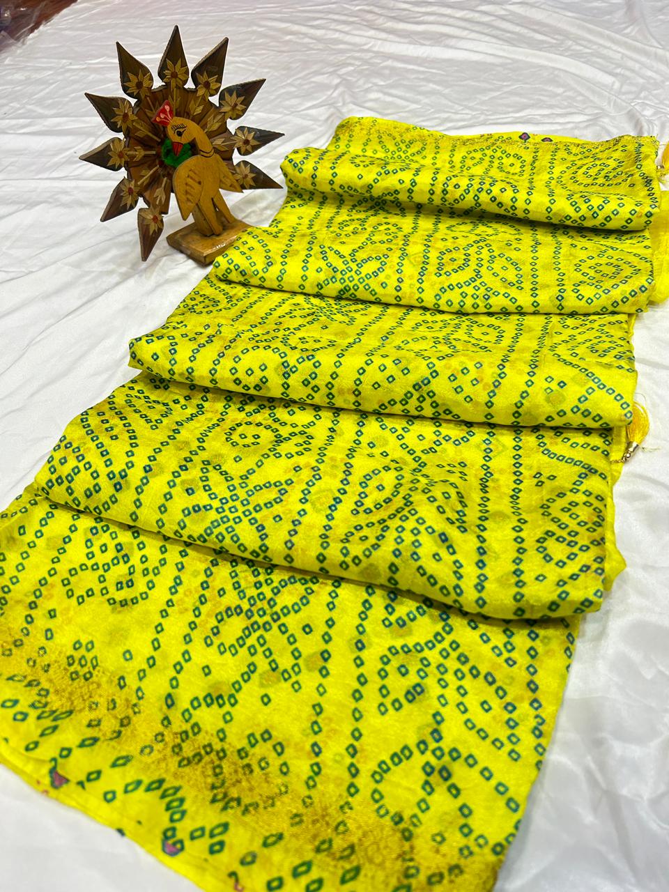 Luxurious Jaipuri Bandhani Saree: Elevate Your Style Statement