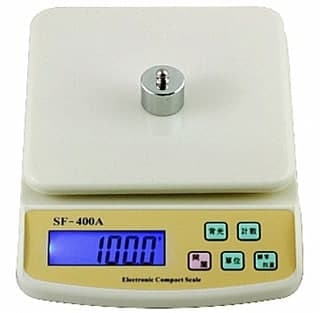 Zeom 10kg Vegetable Kitchen SF 400A Adapter Weighing Scale (Off-White) Weighing Scale (Off White) Weighing Scale (White)