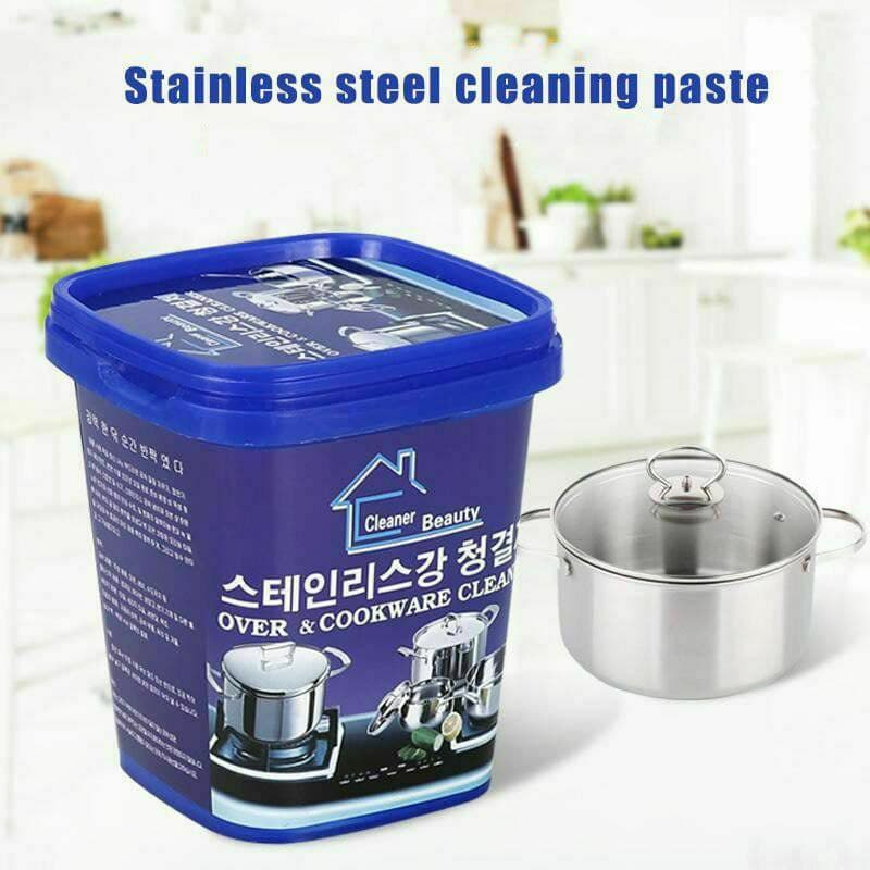 Oven & Cookware Cleaner Stainless Steel Cleaning Paste Remove Stains Kitchen Cleaner (500 g)