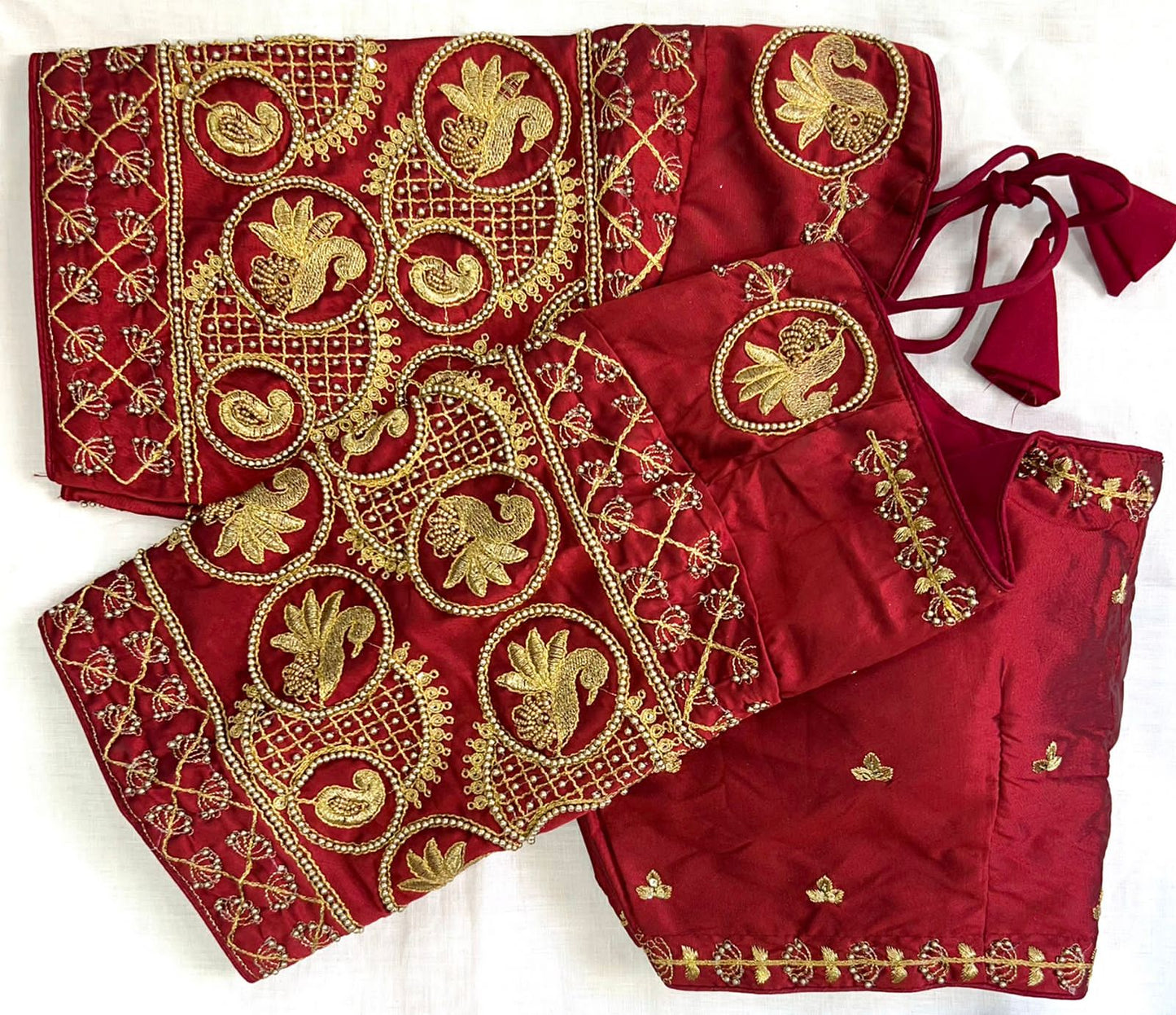 BLOUSE DESIGN MURGAN - Dharti Bandhani