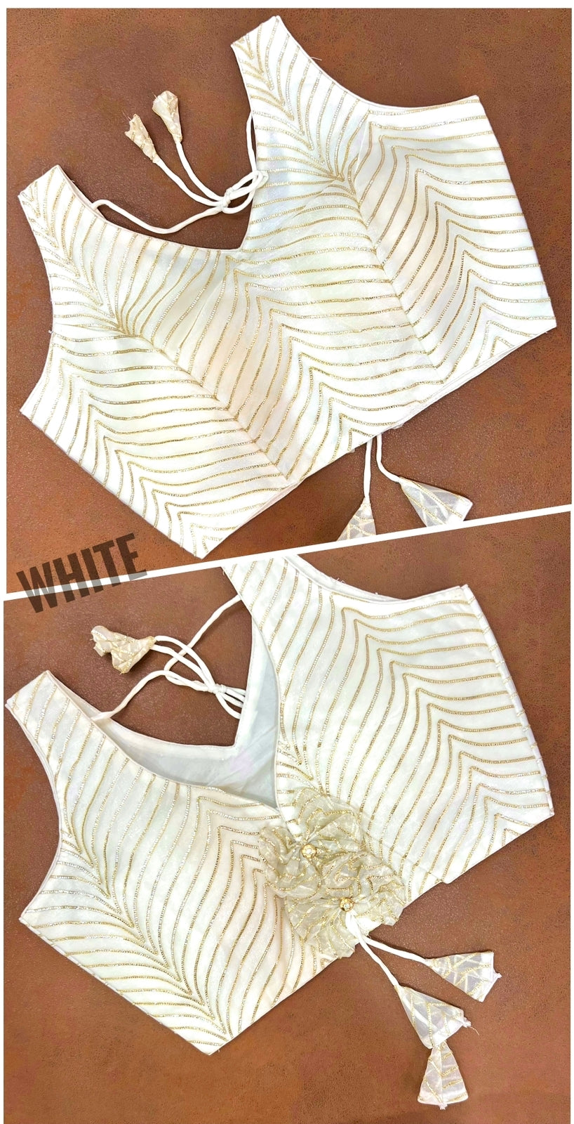 BLOUSE DESIGN OM - Dharti Bandhani