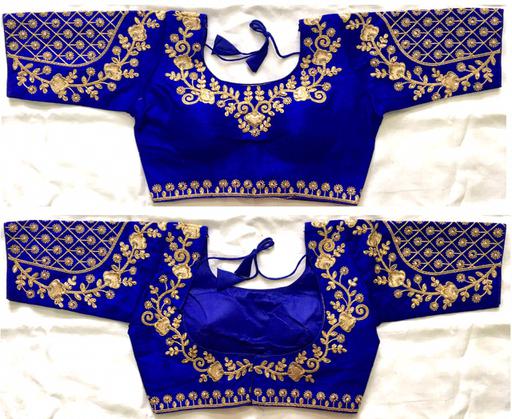 Blouse has Handwork , Coding and Thread Work - Dharti Bandhani