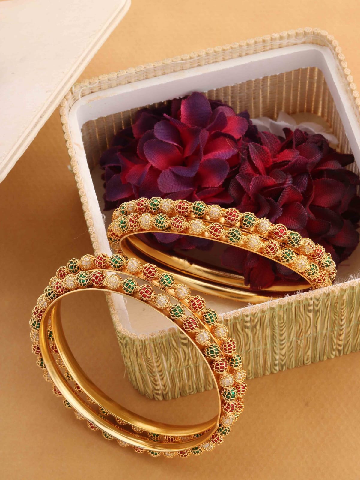 Fancy Gold Plated Bangles for Women's & Girl's