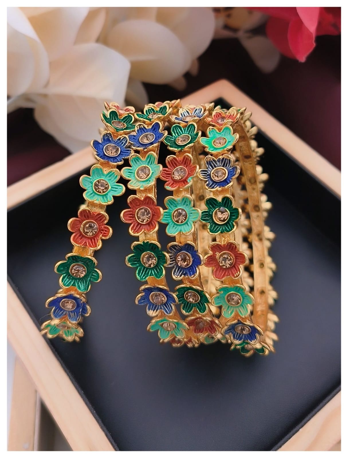 Gold plated bangles store for women