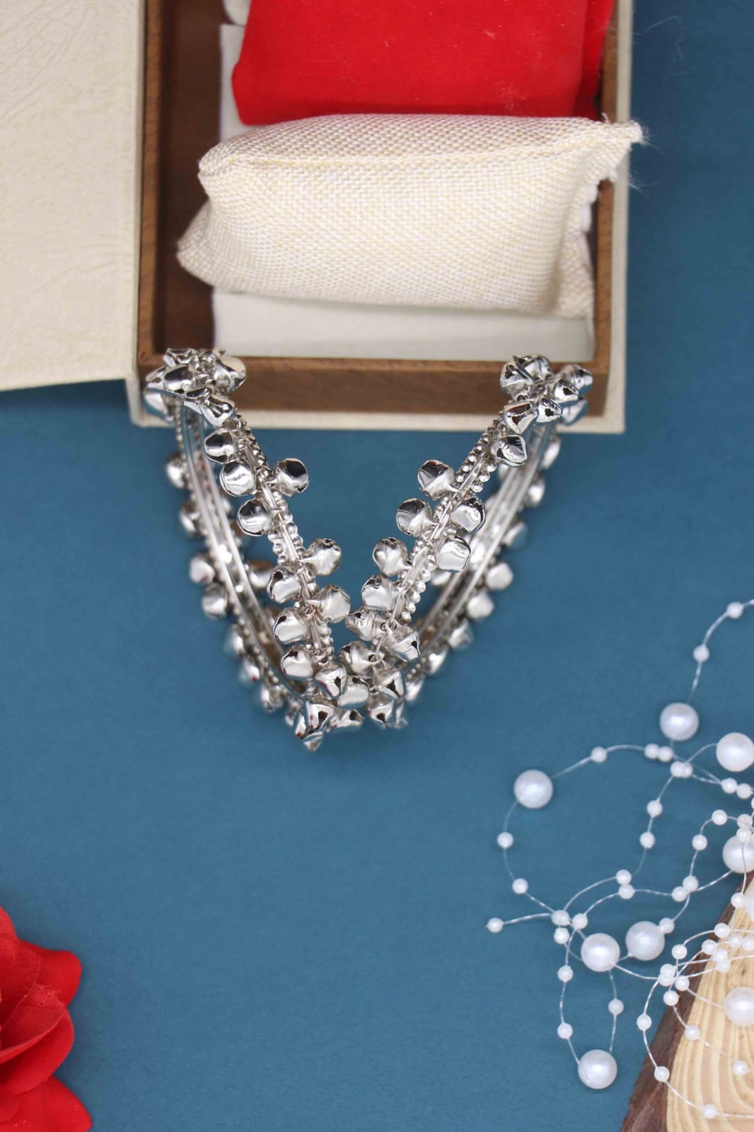 Silver Plated and Cubic Zirconia Bangles for Women & Girls