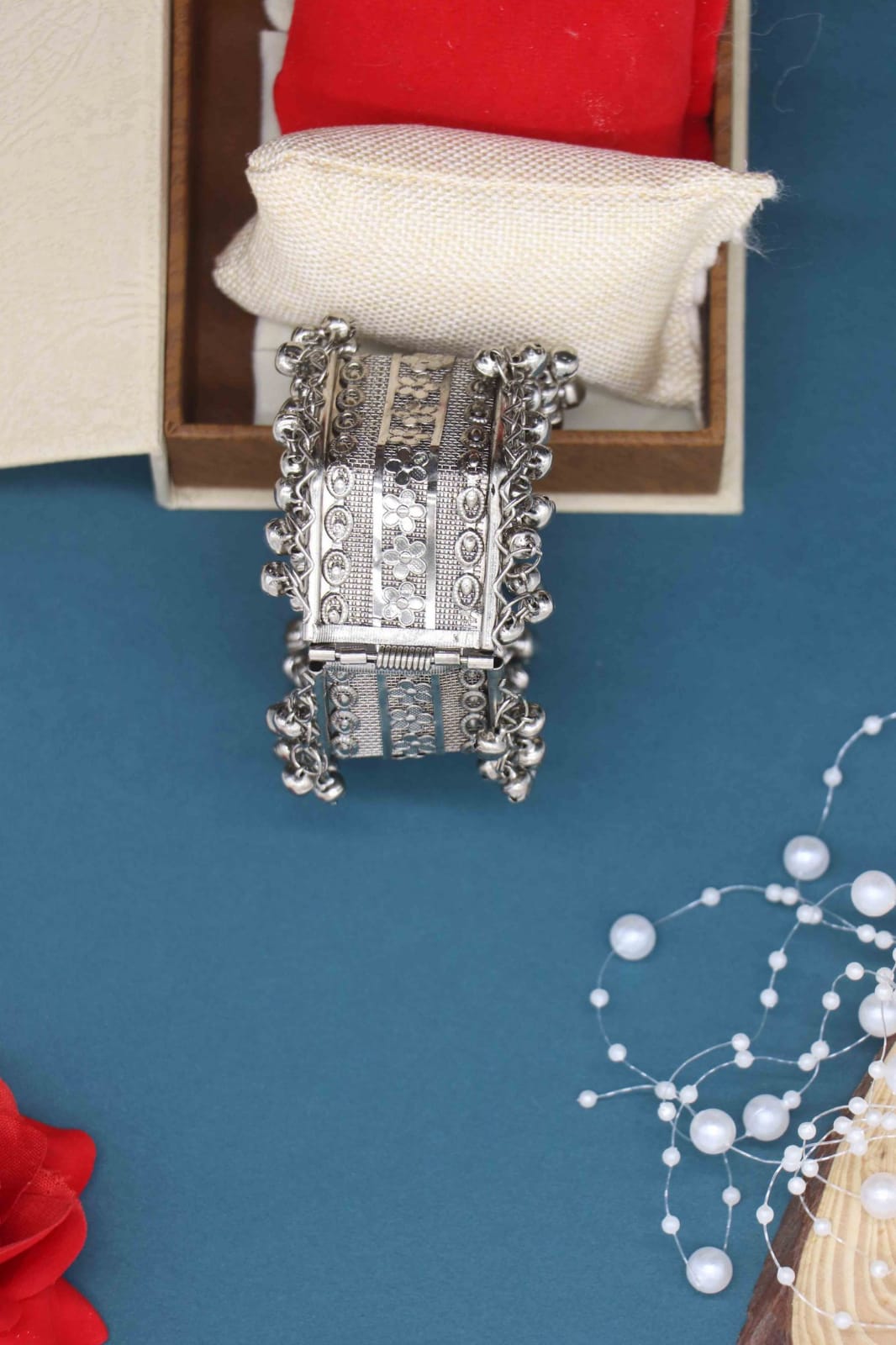 women's Jewellery Oxidised silver Bangle