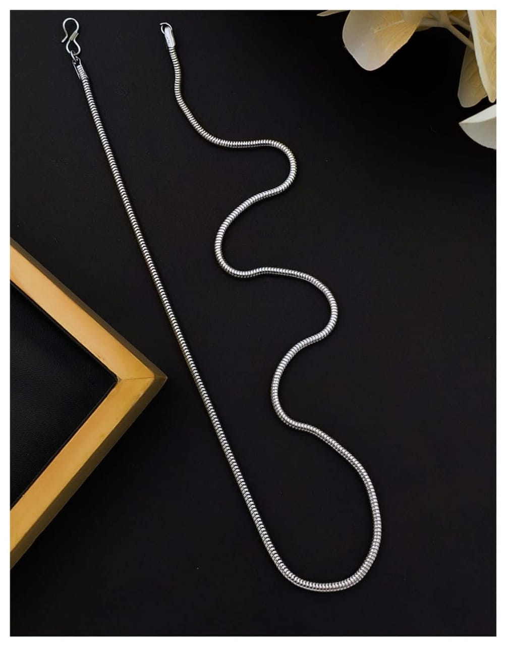 Silver Chain Neck Chain for Men | Birthday Gift for Men and Boys Anniversary Gift for Husband