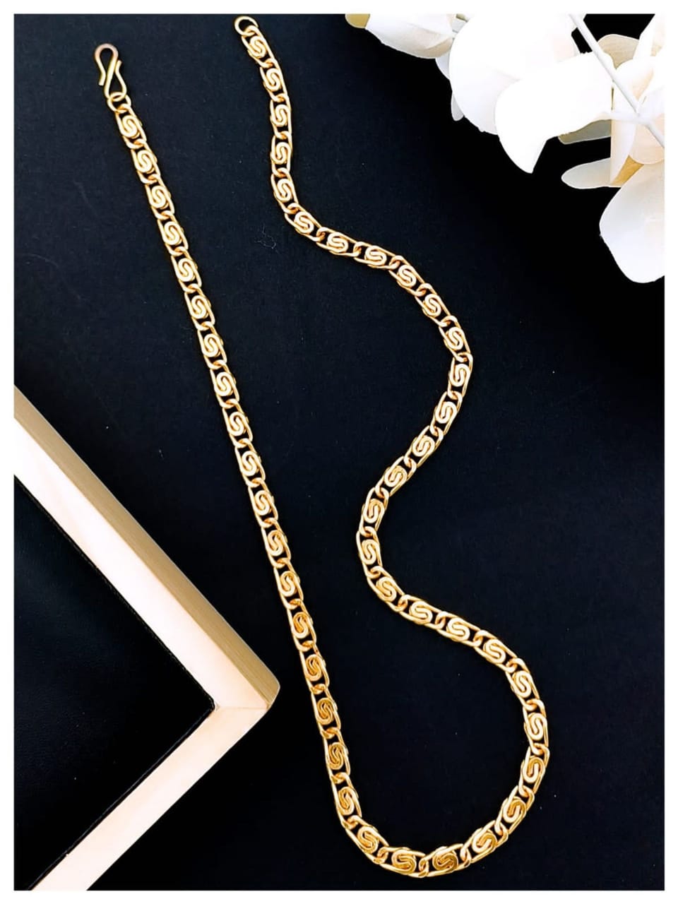 Nakabh Handmade Stainless Steel Chain Necklace for Men