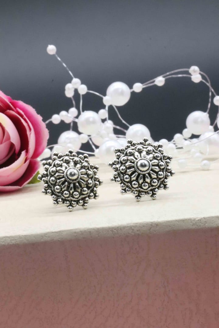 Fashion Silver Earrings Tops for Women and Girls
