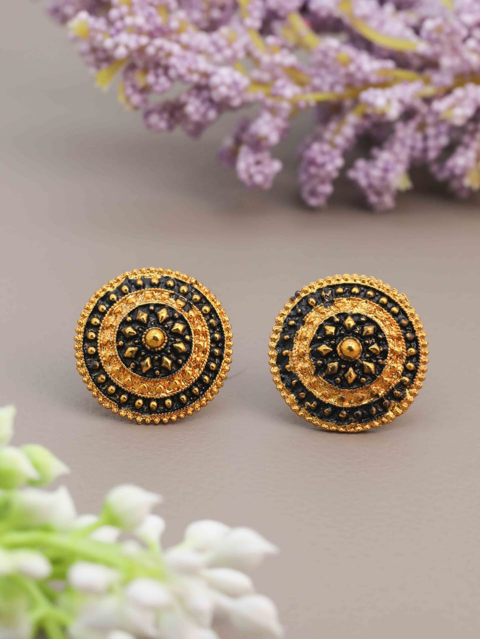 Fashion Stylish Gold Stud Earring Women and Girls
