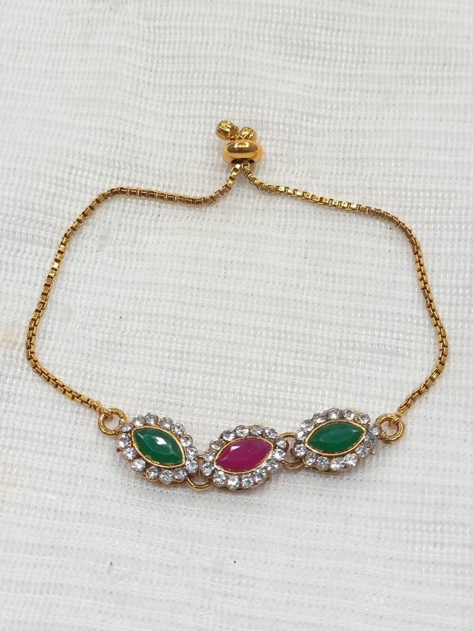 New Elegant Rose Gold Crystal Charm Bracelet for Girls and Women