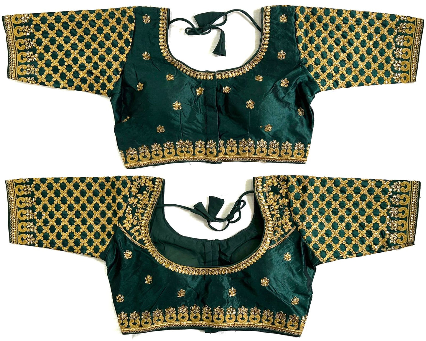 Hand Work Blouse exlusive from Dharti Bandhani - Dharti Bandhani