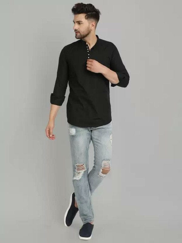 LAUNCHING MEN'S EXCLUSIVE SHORT FULL SLEEVE KURTA