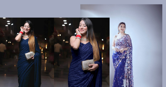 "Elegance in Flow: The Versatility of Georgette Sarees"