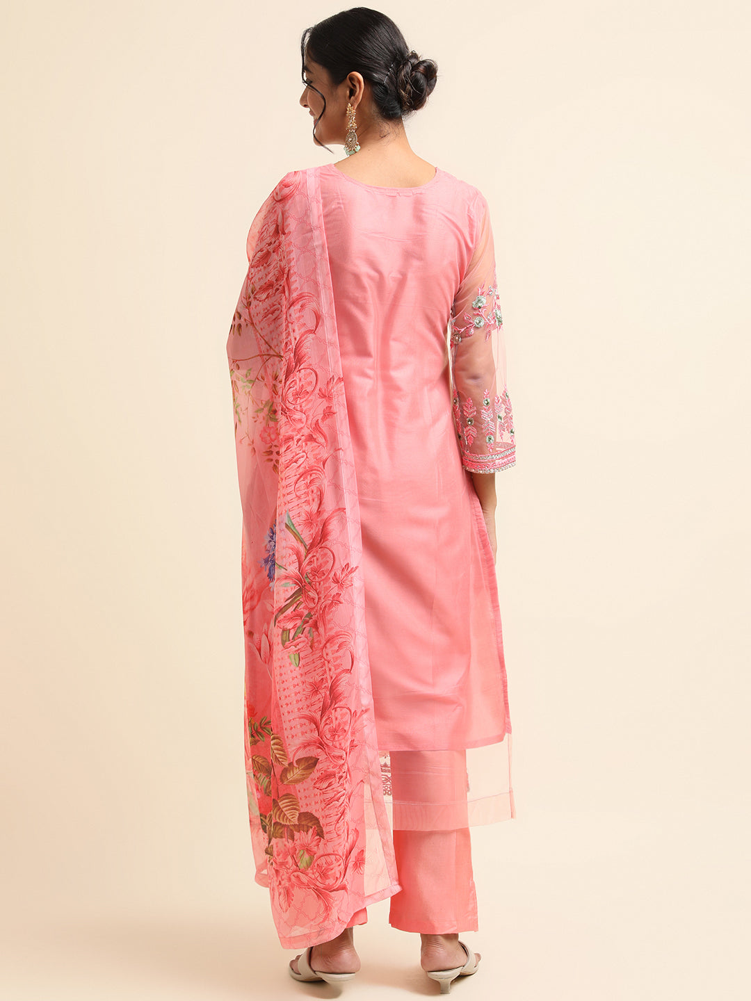 Radiant Pink Pant Suit: Embrace Elegance with Unique Design