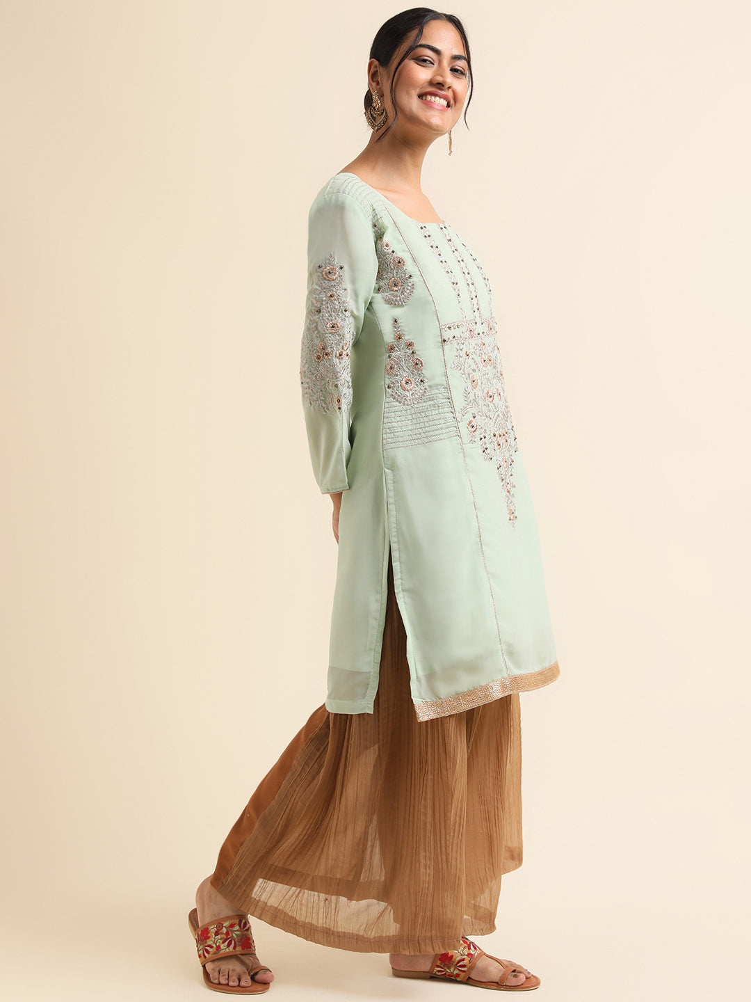 Elegant Palazzo Suit Design: Elevate Your Style with Sophistication