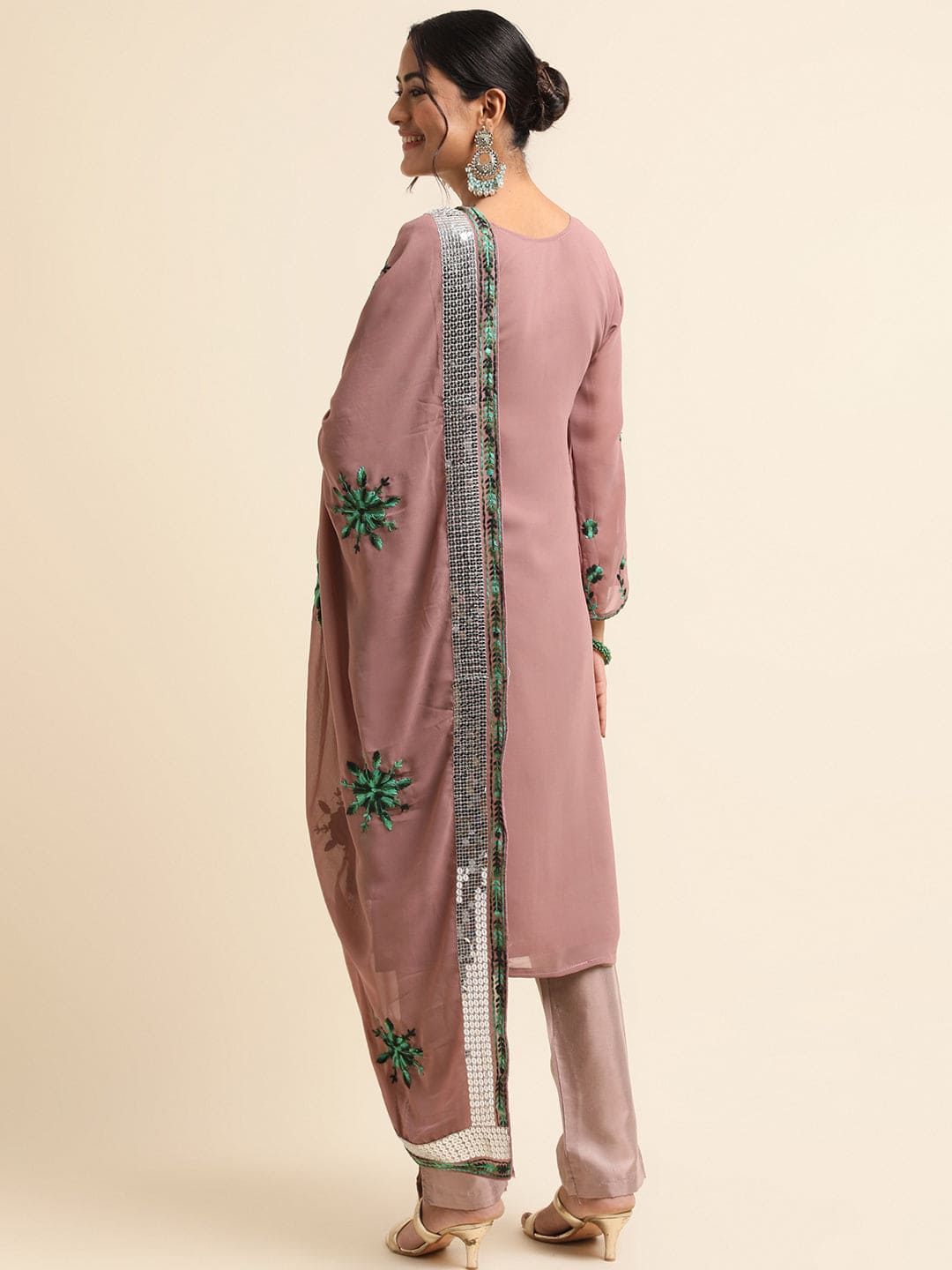 Discover Timeless Elegance with Brown Pakistani Suit