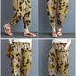 Floral Print Flared Palazzos with Insert Pockets