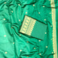 Green Banarasi Art Silk Saree