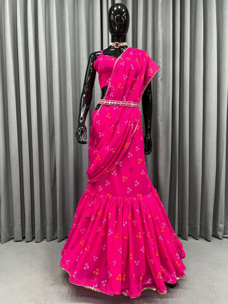 Beautiful Designer Party Wear Lehngha Saree