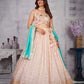 Heavy Fox Georgette Presents Latest wedding lahengha-Choli