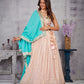 Heavy Fox Georgette Presents Latest wedding lahengha-Choli