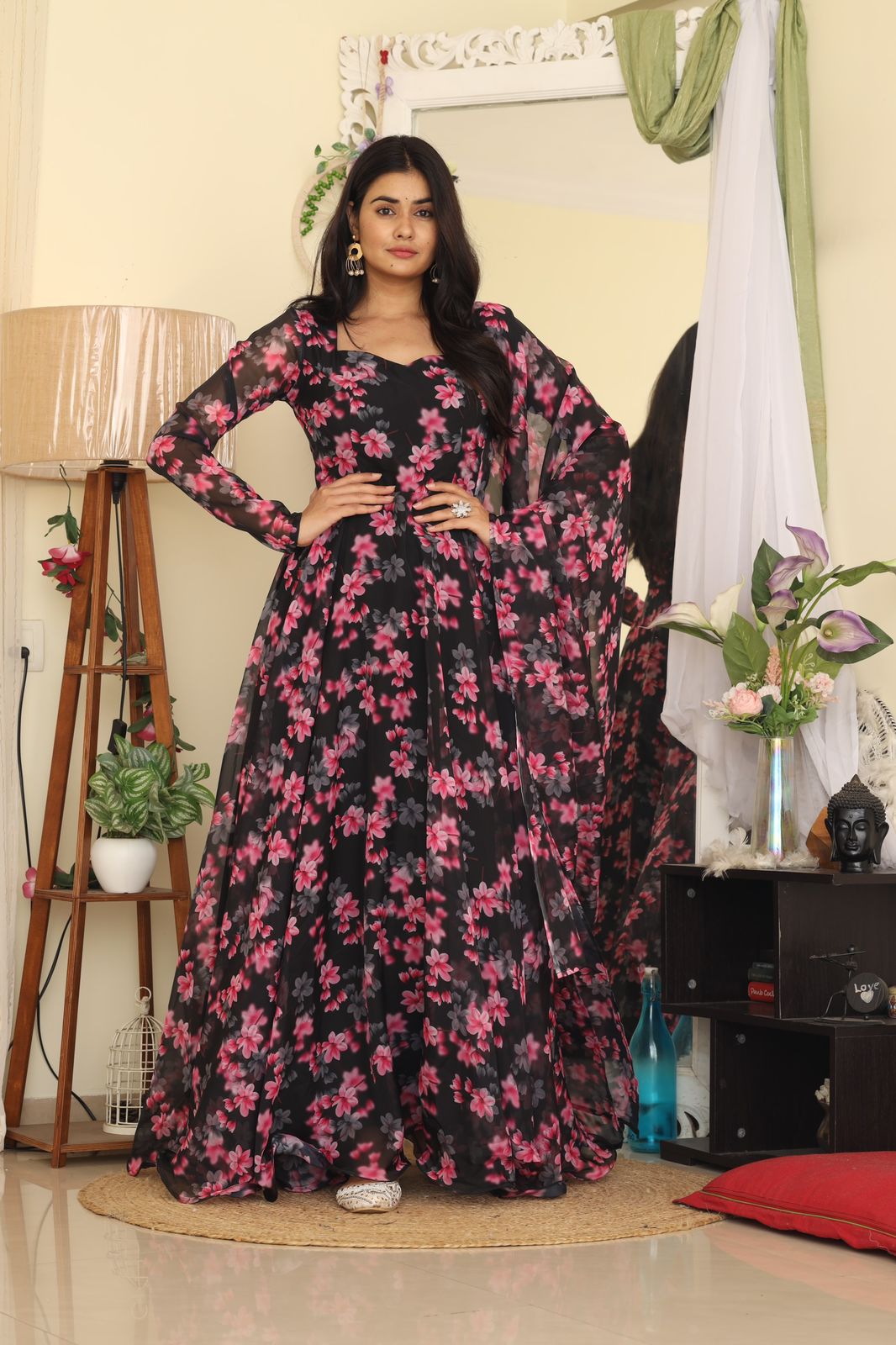 modern floral print kurti designs | Print clothes, Printed kurti designs,  Online clothing