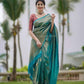 Soft Lichi Silk  Saree