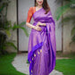 Soft Lichi Silk  Saree