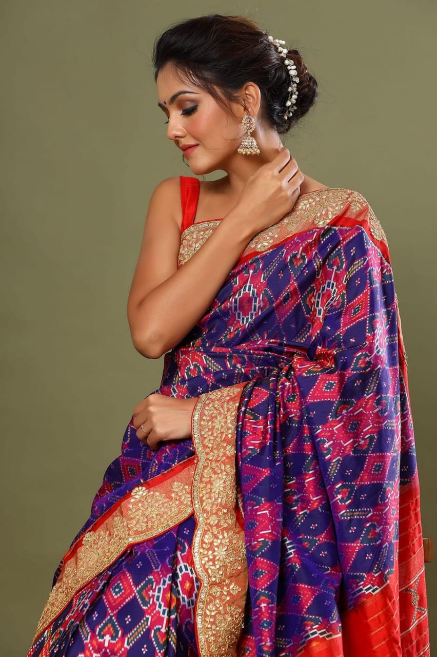 New Super Trending potola Silk Saree