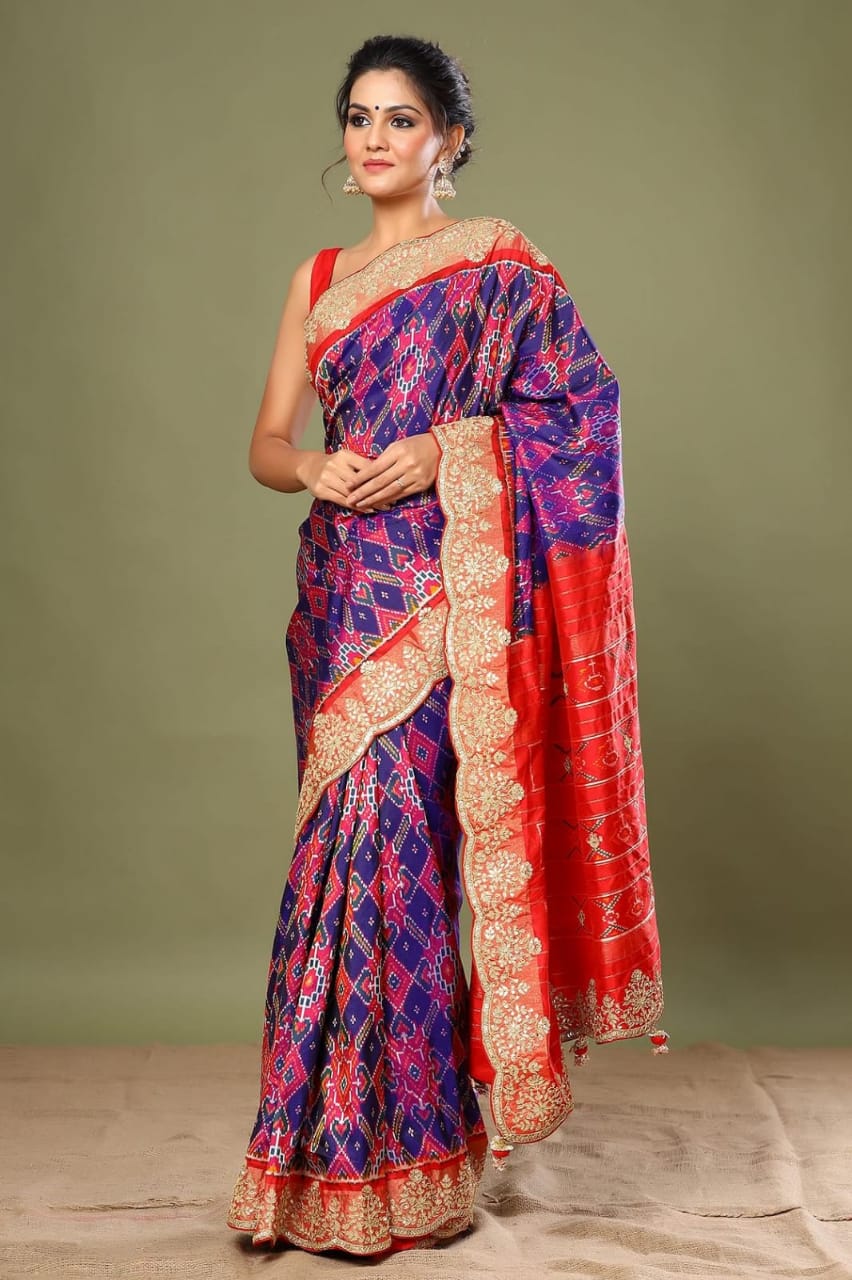 Top 60+ Silk Saree Blouse Designs - Silk Saree Blouse Designs