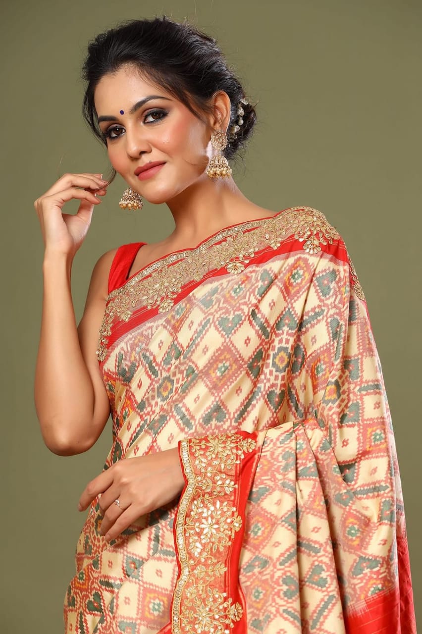 New Super Trending potola Silk Saree