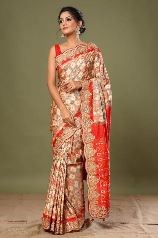 New Super Trending potola Silk Saree