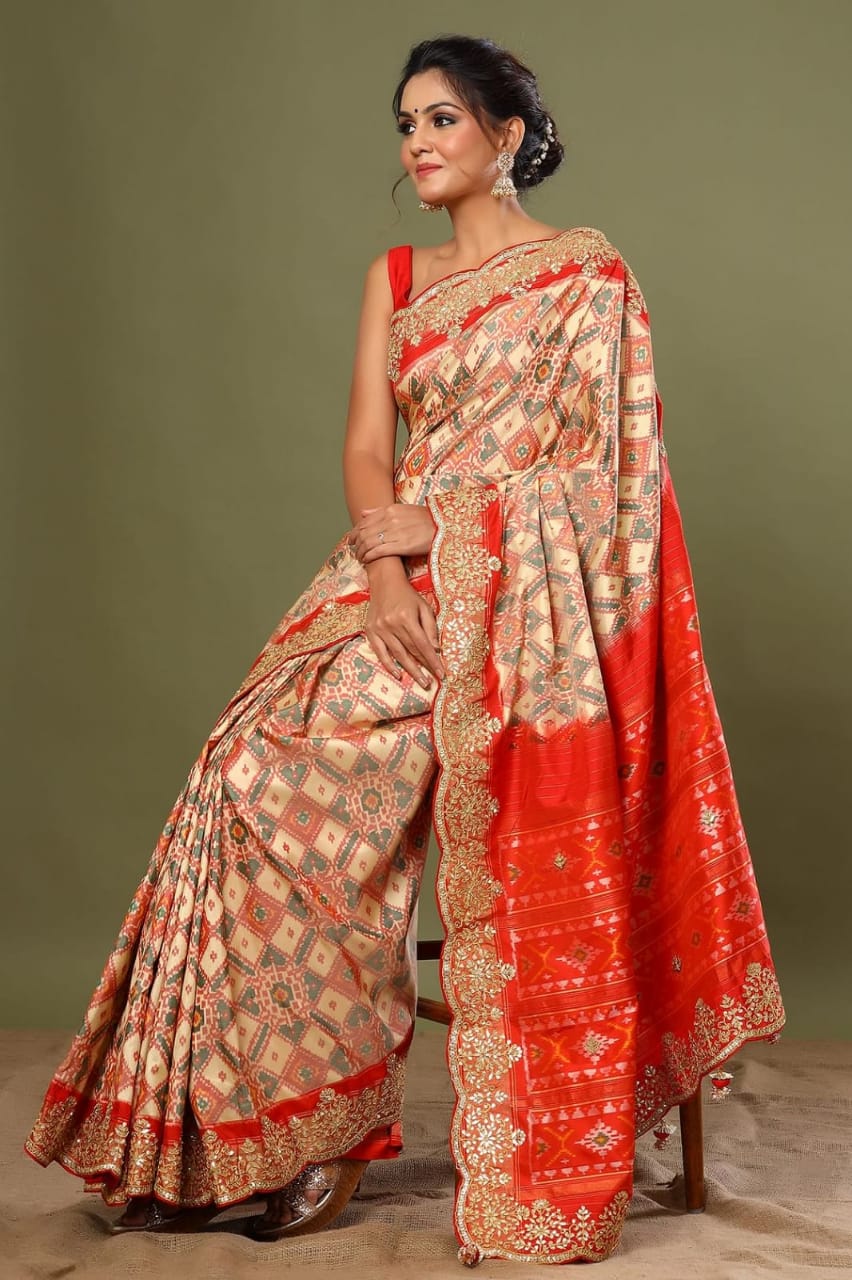 New Super Trending potola Silk Saree