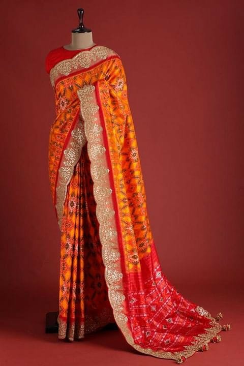 New Super Trending potola Silk Saree