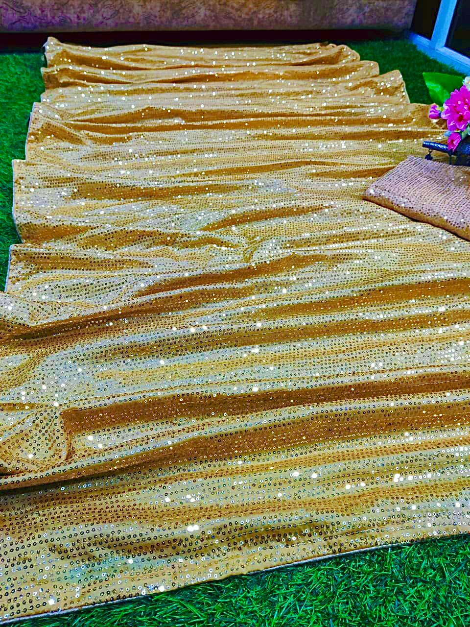 Designer Full Sequnce Work saree