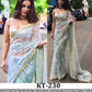 New Heavy  Nylone  Butterfly  Net  Saree