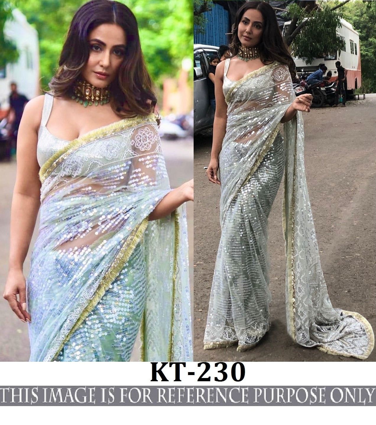 New Heavy  Nylone  Butterfly  Net  Saree