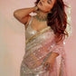 New Heavy  Nylone  Butterfly  Net  Saree