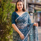 Printed Weightless Georgette Saree With Blouse